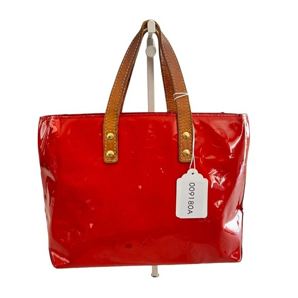 009180A V Authentic Louis Vuitton Tote Bag Reade PM Vernis - Picture 3 of 15